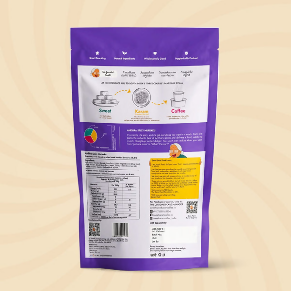 Sweet Karam Coffee Andhra Murukku (Classic Crunch) - Distacart