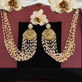 JS Fashion Laxmi Design Temple Jewellery Kaan Chain Earrings for Women - Distacart