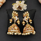 JS Fashion Peacock Kemp Jhumka Earrings for Women - Distacart