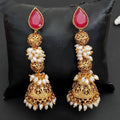 JS Fashion Designer Antique Jewellery High Gold Polish Earrings for Women - Distacart