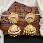 JS Fashion Antique High Gold Polish Jhumka Earrings – Traditional Party Wear Jewelry for Women & Girls - Distacart