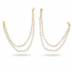 JS Fashion Traditional Double-Line Kaan Chain with Pearls for Women - Distacart