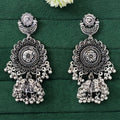 JS Fashion Designer Beautiful Oxidised Silver Earrings for Women & Girls - Distacart