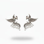 JS Fashion Beautiful Designer Oxidized Silver Earrings for Women - Distacart