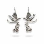 JS Fashion Beautiful Designer Oxidized Silver Fancy Earrings for Women & Girls - Distacart