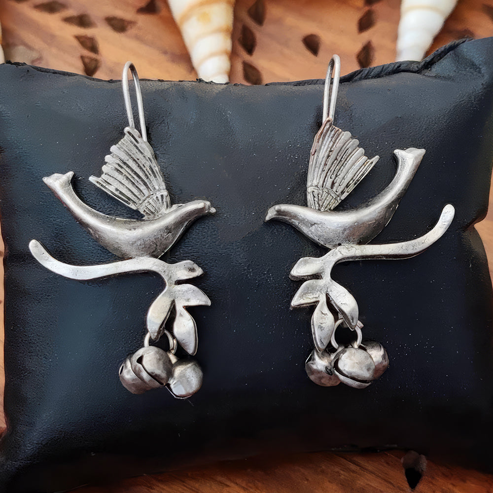 JS Fashion Beautiful Designer Oxidized Silver Fancy Earrings for Women & Girls - Distacart