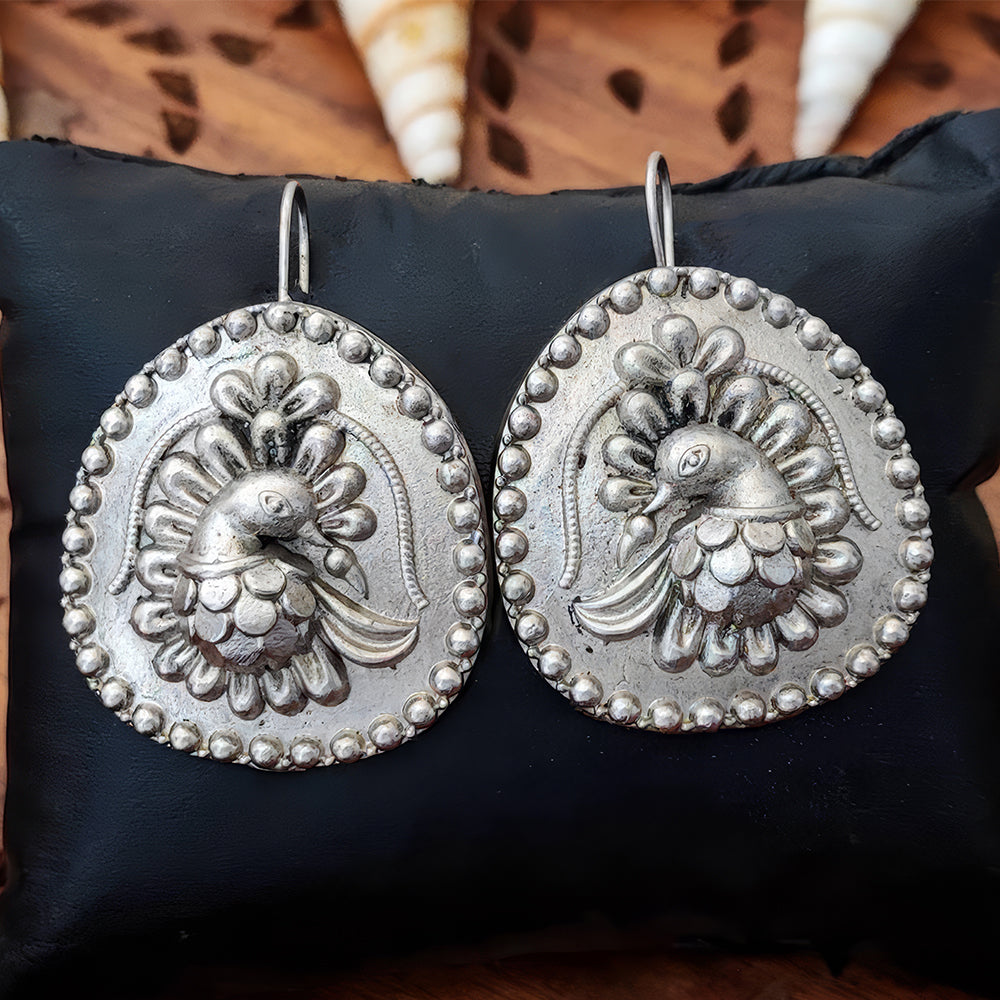 JS Fashion Oxidized Silver Beautiful Designer Earrings for Women & Girls - Distacart