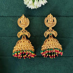 JS Fashion Rajwadi Polish Traditional Temple Earrings for Women & Girls - Distacart