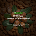 Lotus Botanicals 100% Pure Almond & Shea Butter HydraMelt Body Cream