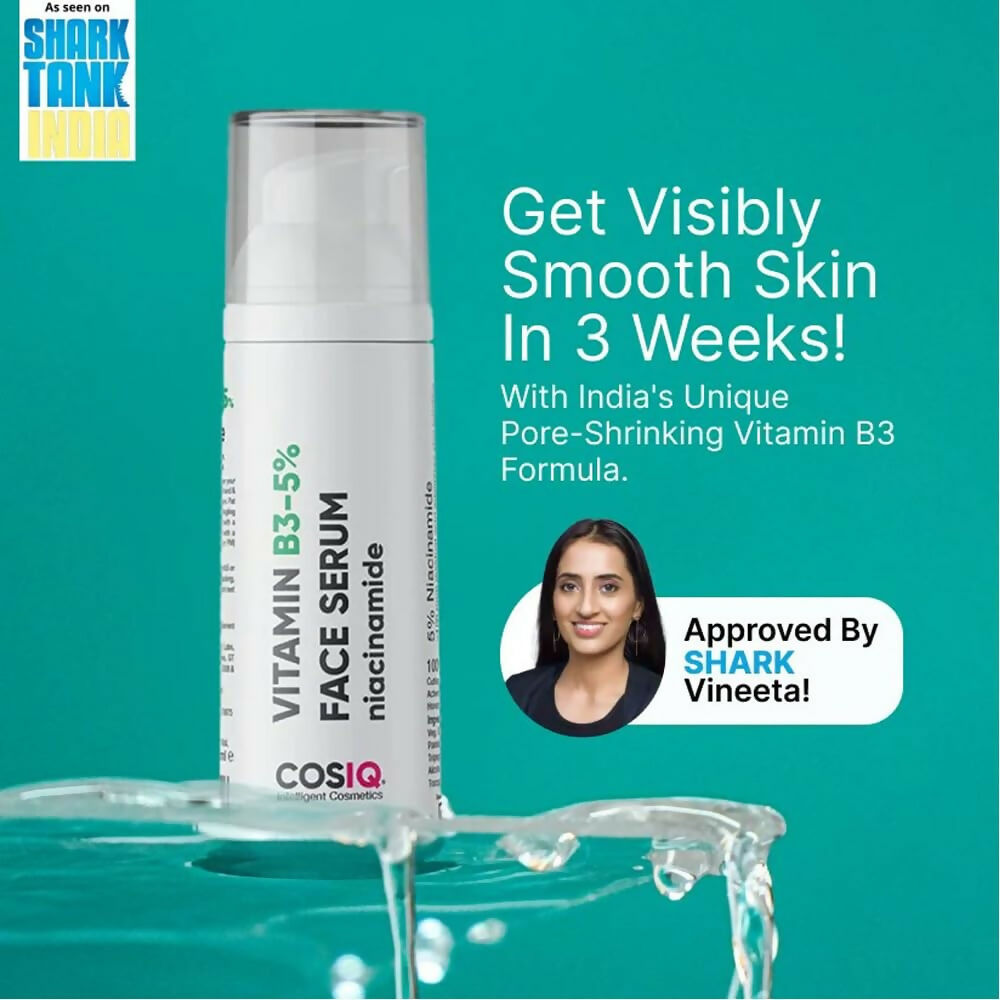 Cos-IQ Niacinamide Vitamin B3-5% Face Serum for Ultra Sensitive Skin
