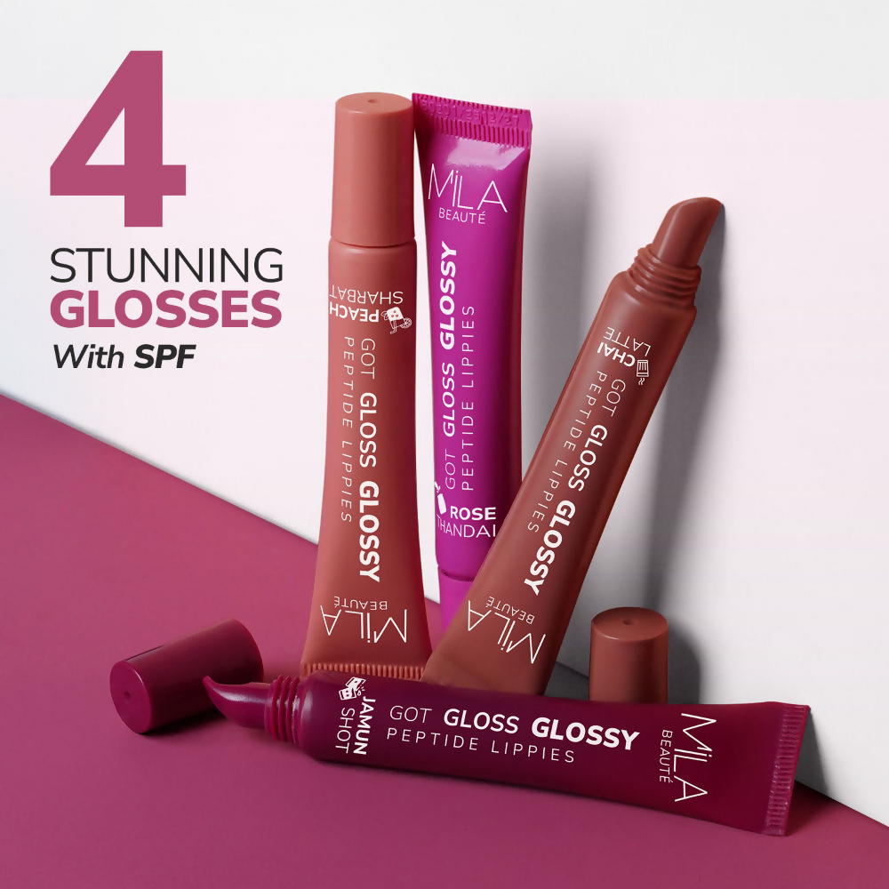 Mila Beaute Got Gloss Peptide Lippies - Jamun Shot