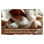 Kaprica Natural Handcrafted Cold Pressed Coconut Oil Soap With Coffee & Cinnamon