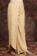 Juniper Gold Ethnic Motif Printed Rayon Tulip Pants