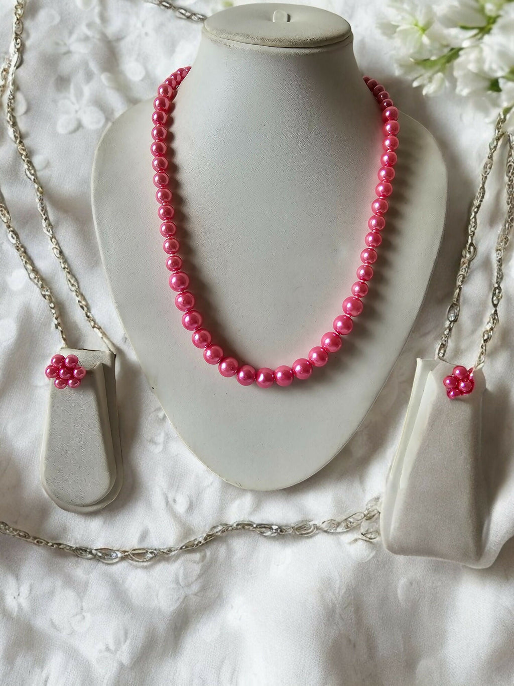 Inhanns Spectrum Everyday Pearl Sets - Single Strand - Pink