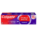 Colgate Visible White Purple Toothpaste For Teeth Whitening Helps Remove Surface Stains, Whitens Yellow