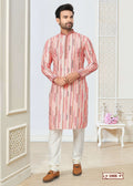 Joban Fashion Men's multicolor Cotton printed Kurta Pyjama set