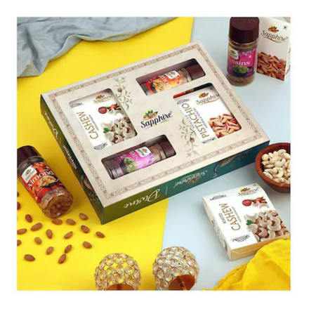 Sapphire Dry Nuts Divine Assorted Dry Fruit Gift Pack