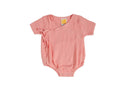Sunshine Baby Cute Organic Muslin Cotton Kimono Rompers For Babies - Pink