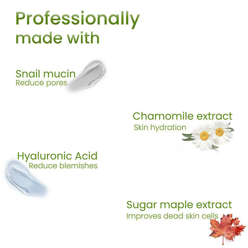 Professional O3+ Snail Mucin Instant Glass Sheet Mask - Distacart