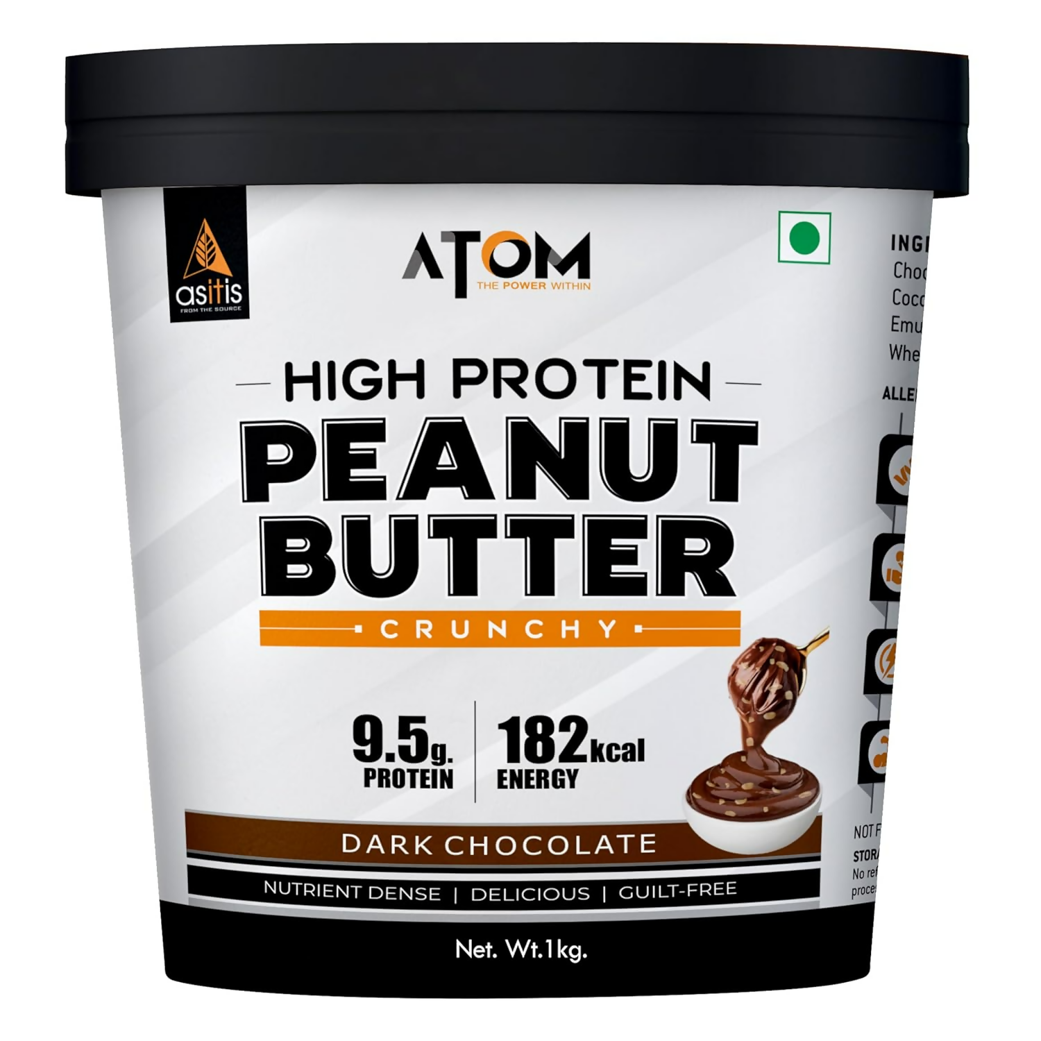 As-It-Is Nutrition Atom Chocolate Peanut Butter Creamy - Distacart