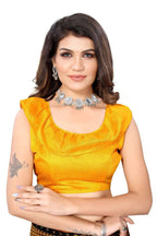Vamika Yellow Lycra Knitted Saree