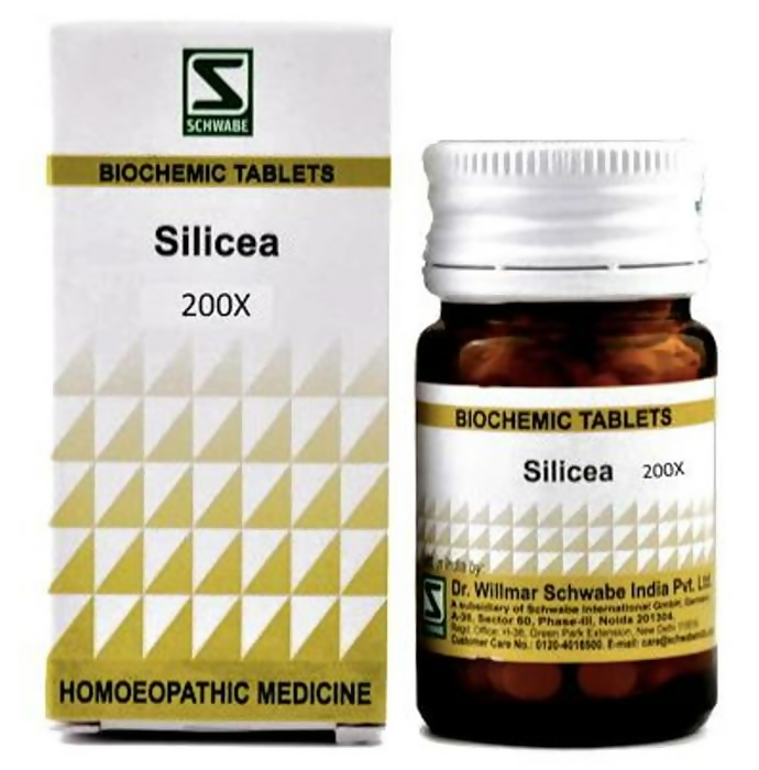 Dr. Willmar Schwabe India Silicea Biochemic Tablets - Distacart