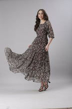 Souchii Printed Maxi Dress