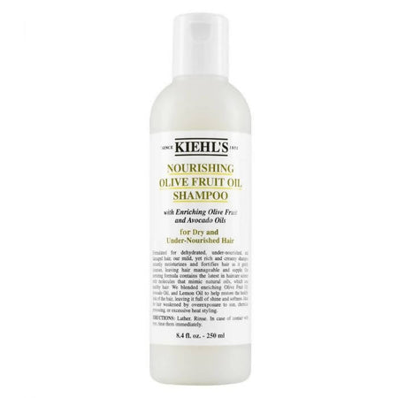 Kiehl's Nourishing Olive Fruit Oil Shampoo For Dry & Damaged Hair, Leaves Hair Soft And Shiny, with Avocado Oil & Lemon Oil