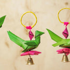 Shuddh Natural Hand Made Palm Leaf Parrot Bandhanwar - Distacart