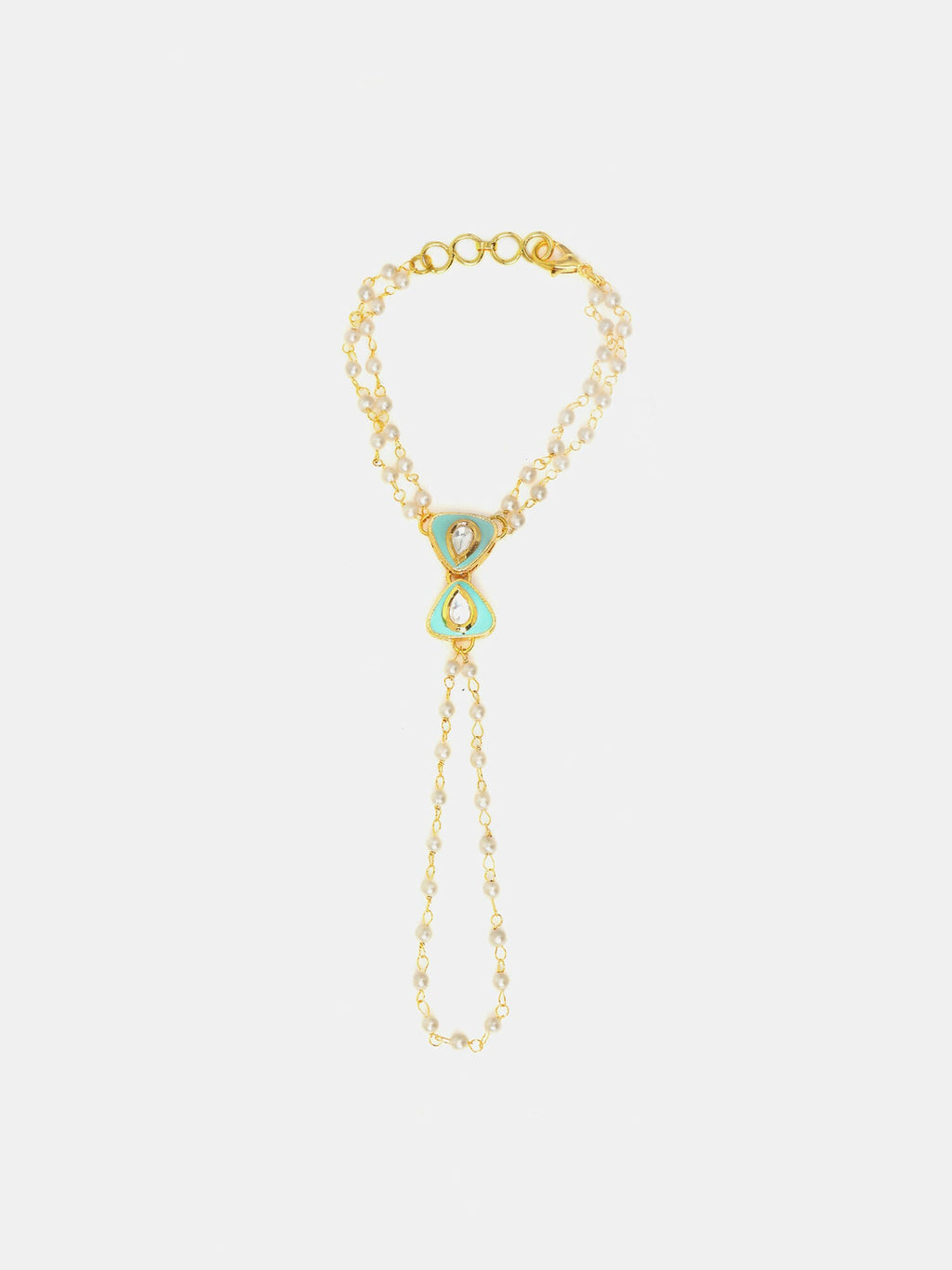 Ruby Raang Modern Fusion Hand Jewellery - Distacart