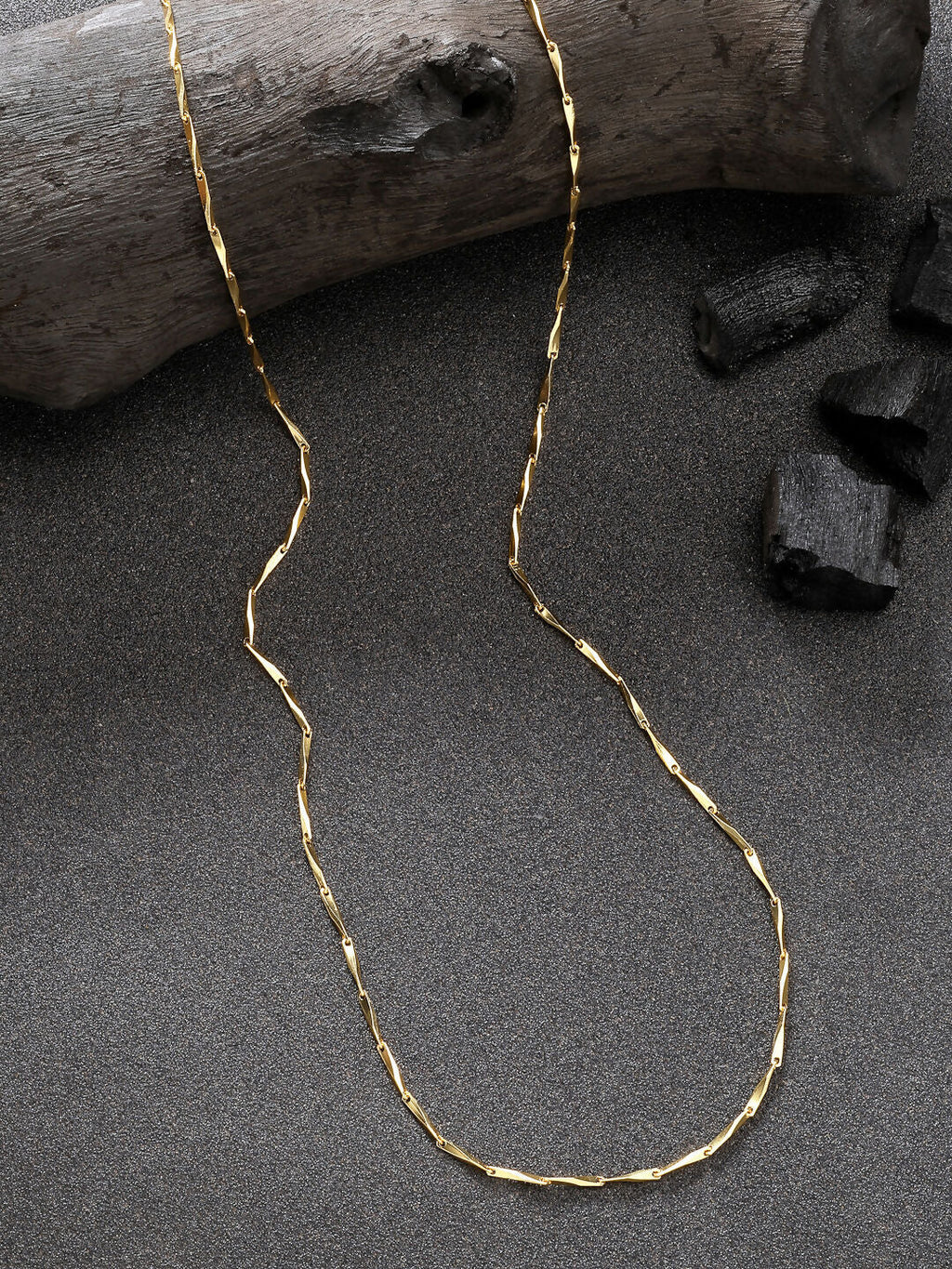 NVR Women's Gold-Polished Minimal Chain