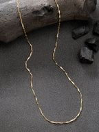 NVR Women's Gold-Polished Minimal Chain