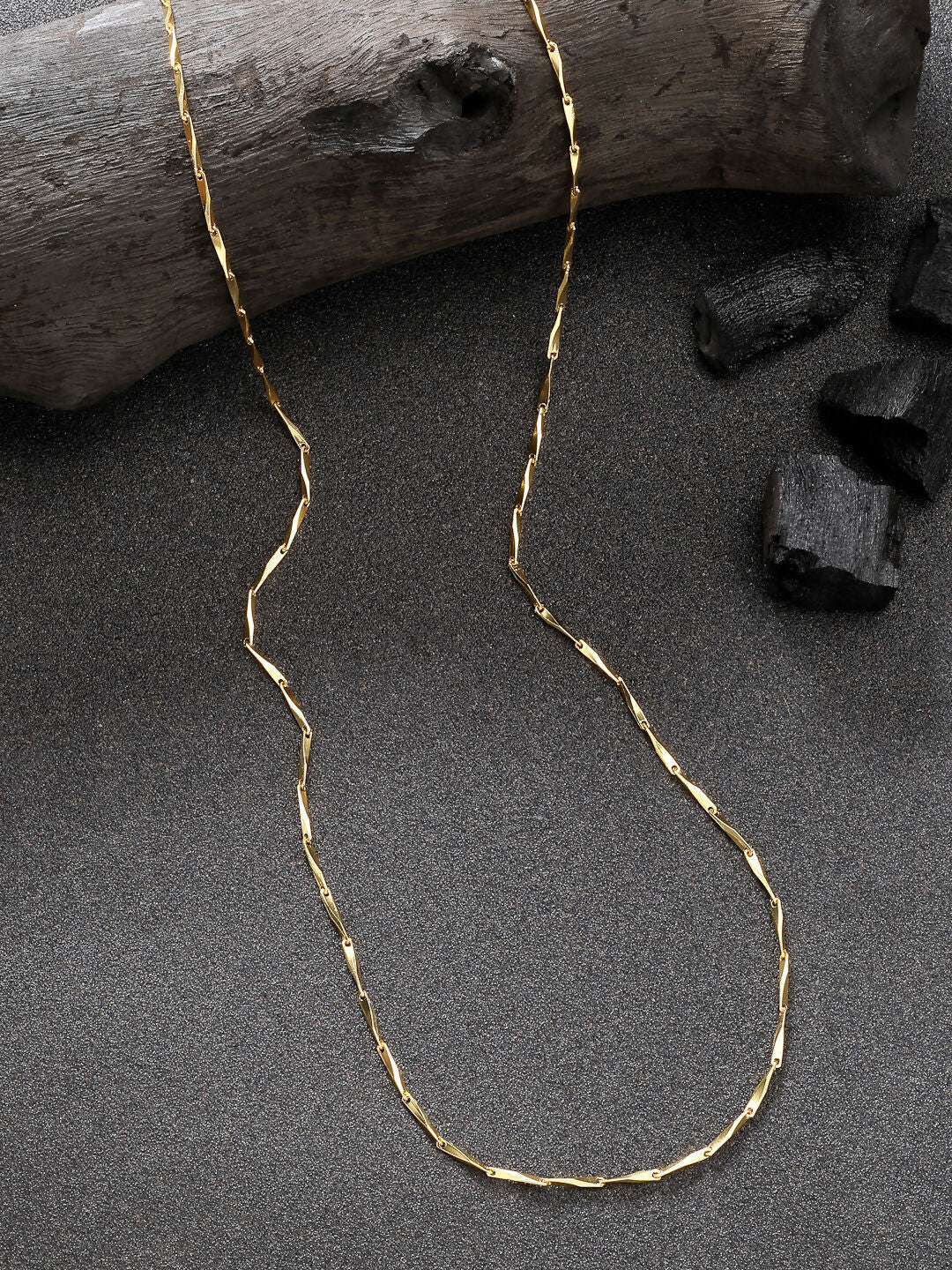 NVR Women's Gold-Polished Minimal Chain