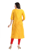 Snehal Creations Cotton Silk Printed Long Kurti With Sequence Highlight - Distacart