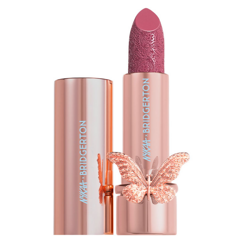 Nykaa Cosmetics X Bridgerton Creamy Matte Longwear Lipstick - Burning Desire