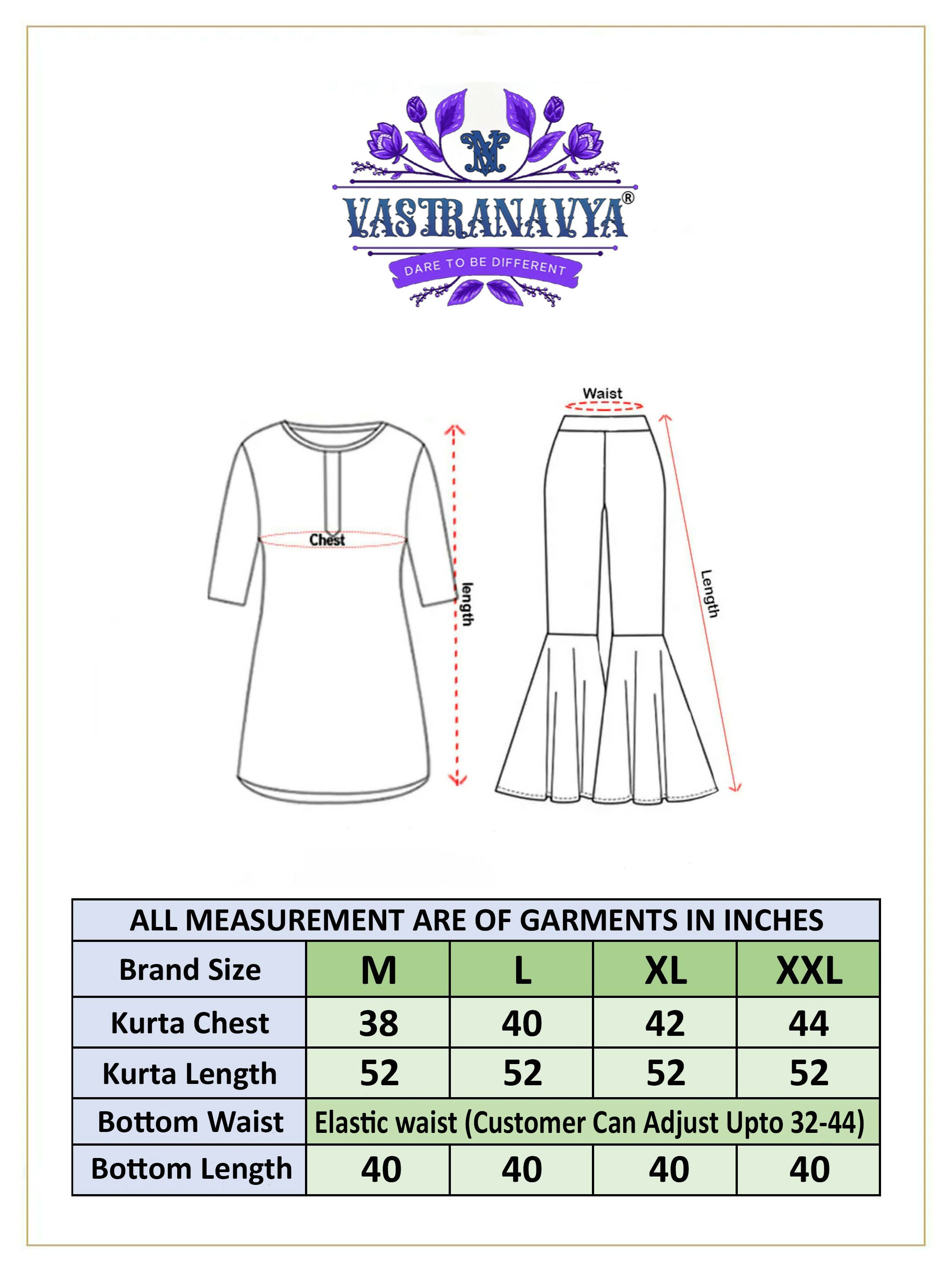 Vastranavya Lime Green Pure Cotton Printed Top with Pant & Dupatta Set