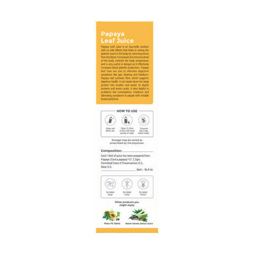 Four Seasons Papaya Leaf Juice - Distacart