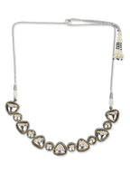 Women's Rhodium-Plated Necklace - Ruby Raang - Distacart