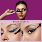 Pilgrim Metallic Eyeliner Blue Rebel, Long Lasting & Smudge Proof Enriched With Argan Oil - Distacart