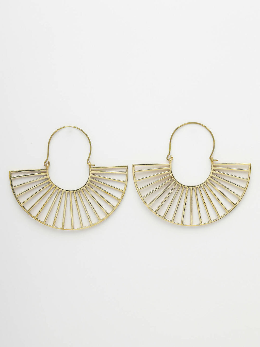 NVR Women Golden Hoop Earrings - Distacart