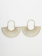 NVR Women Golden Hoop Earrings - Distacart