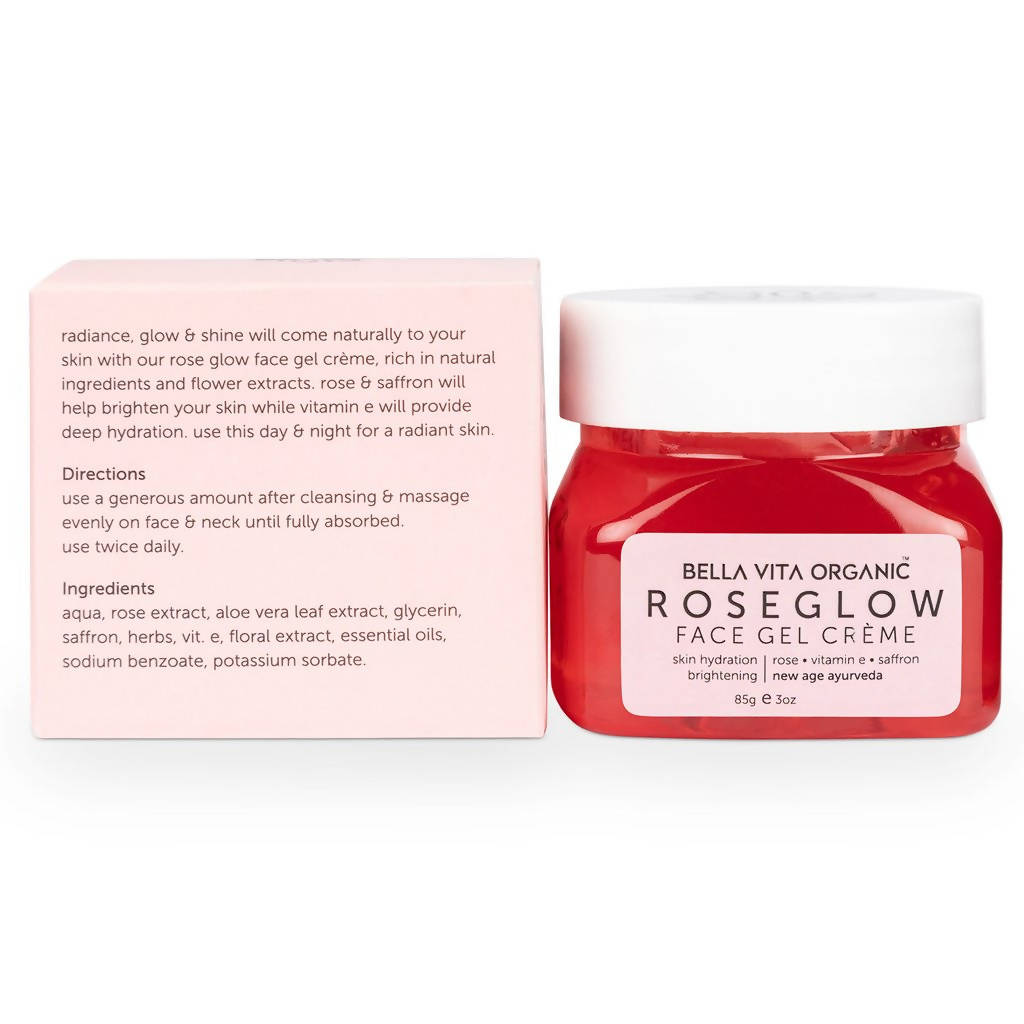 Bella Vita Organic Rose Glow Face Gel Creme