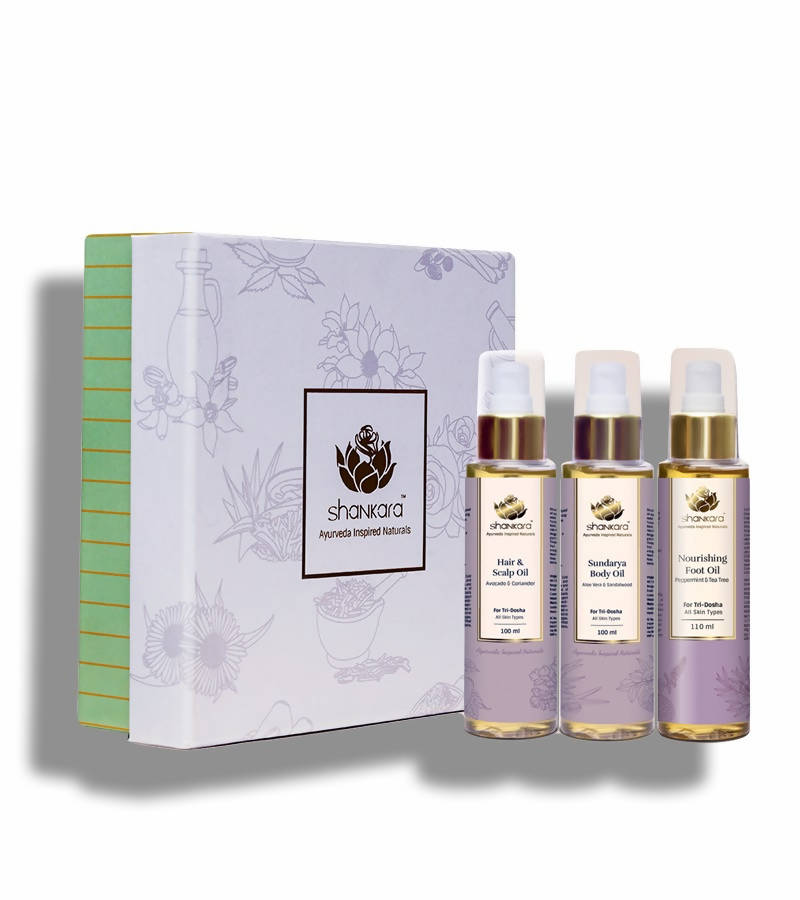 Shankara by Sri Sri Tattva Head to Toe Essential Oils Combo