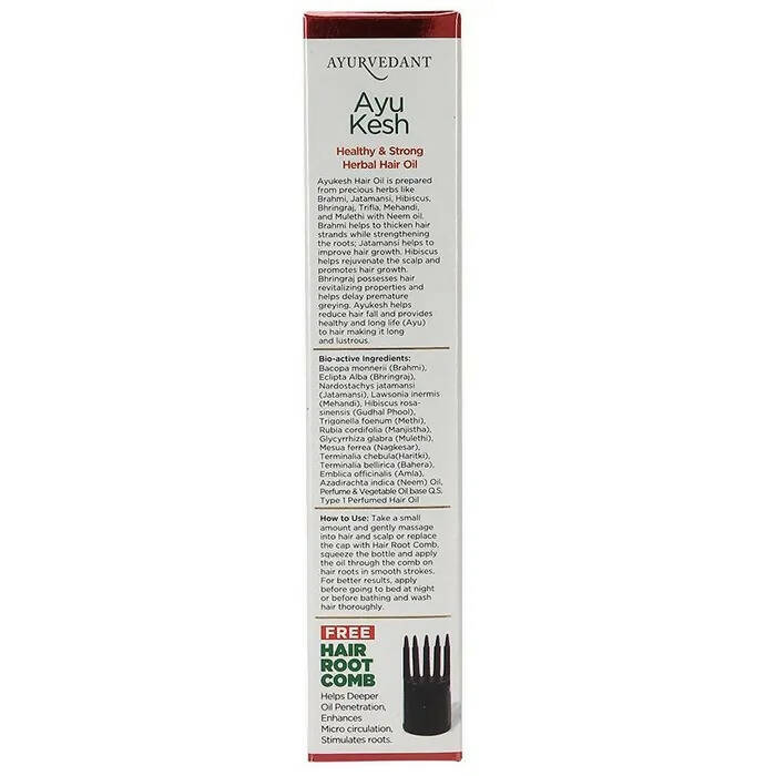 Baidyanath Jhansi Ayu Kesh Healthy And Strong Herbal Hair Oil - Distacart