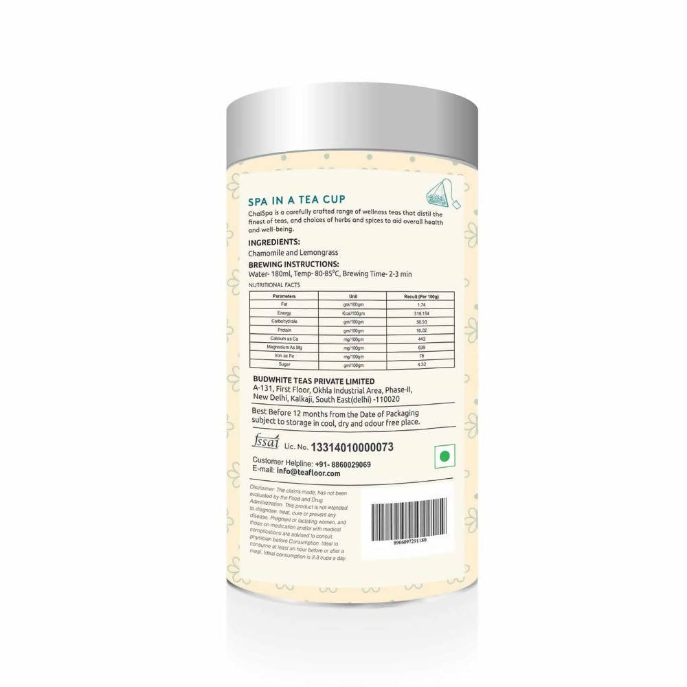 Chai Spa Chamomile Green Tea - Distacart