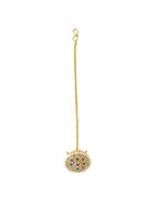 NVR Women's Trending Stylish Gold-Plated Maang Tikka - Distacart