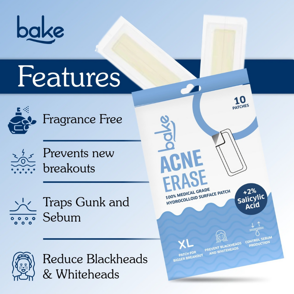 Bake Acne Erase XL Pimple Patches - Distacart