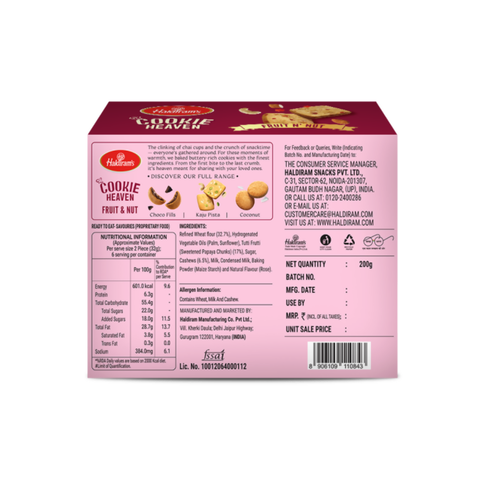 Haldiram's Fruit N' Nut - Distacart