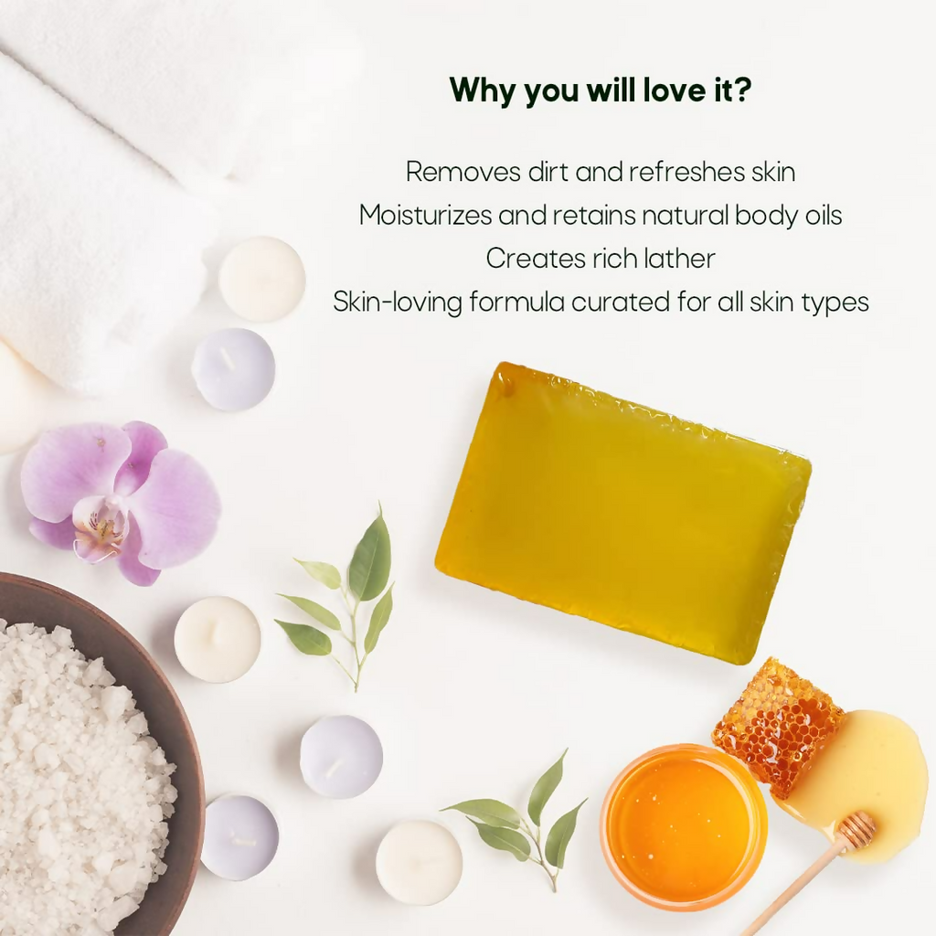 LA Organo Honey Handmade Natural Bath Soap