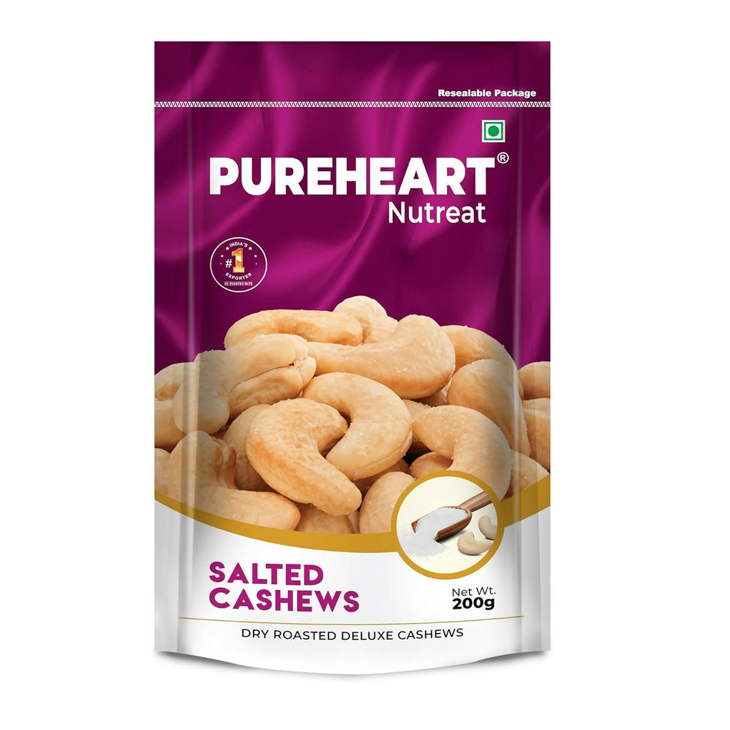 Pureheart Nutreat Roasted Salted Cashews - Distacart